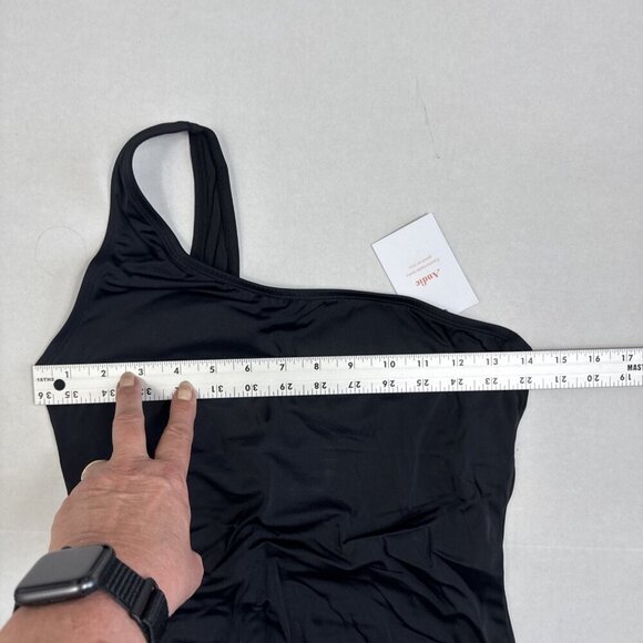 Andie Nantucket Women's M 1 Piece Swimsuit A0171 NWT One Shoulder 9541 - Picture 6 of 15